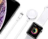 Cablu Usb Magnetic Rotund Alb Compatibil Ceas Apple Watch