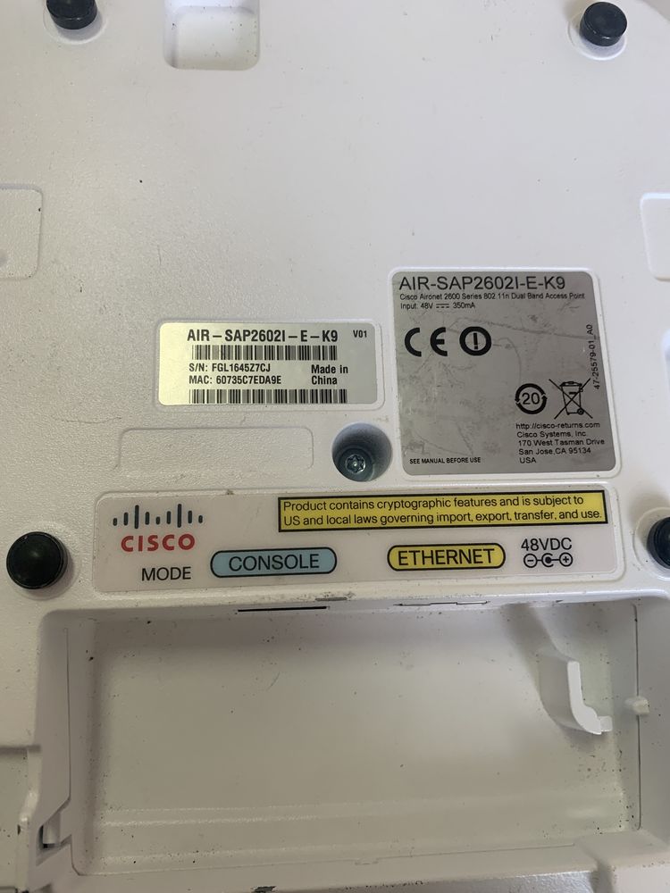 Cisco aironet dual band access point