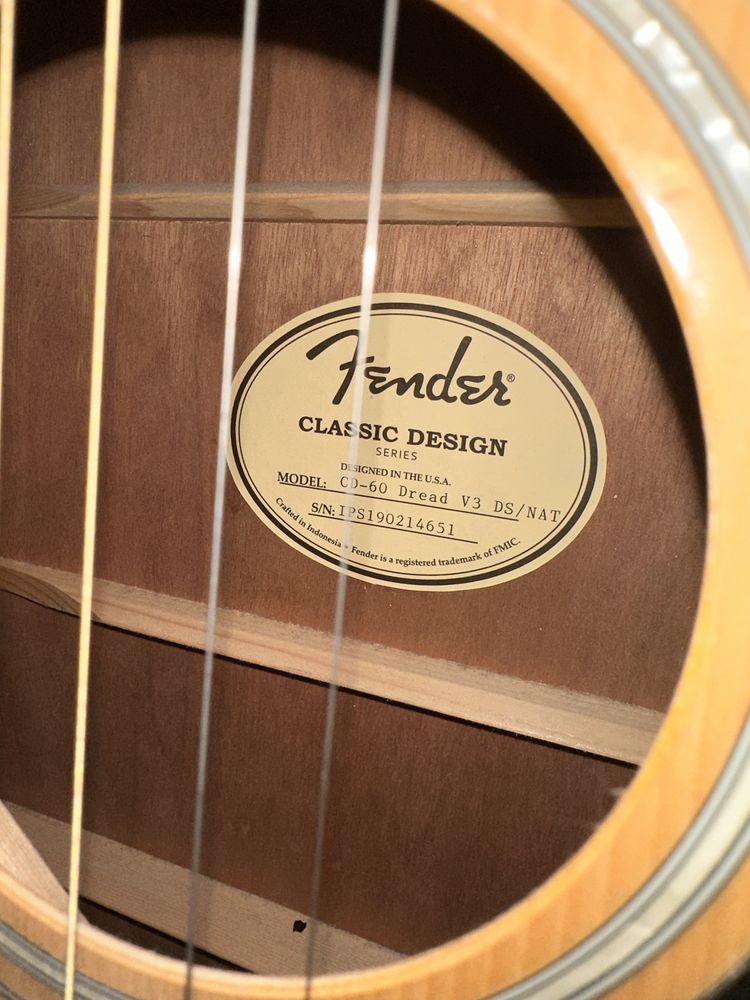 Chitară Acustica Fender