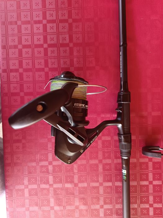 Lanseta dam iconic carp 3.90m, 3.5 lbs + mulineta okuma atomic carp