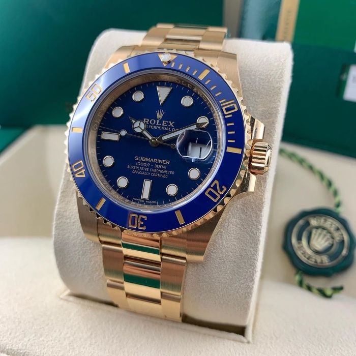 Rolex Submariner Gold Blue