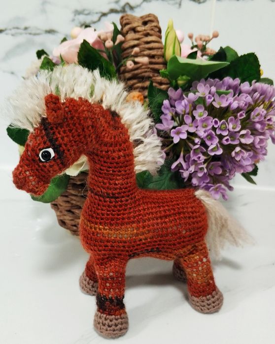 Вязаные игрушки.