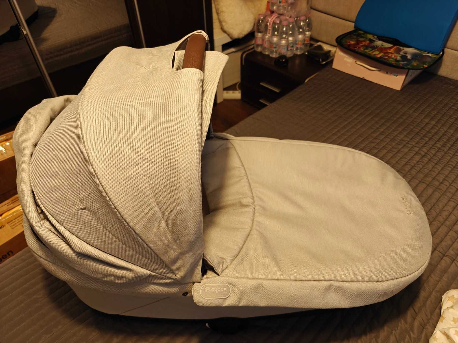 COT S LUX кош за новородено Lava Grey Sybex