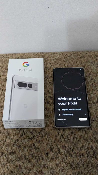 Google Pixel 7 Pro (Refurbished) | 128GB, 12GB RAM, 5G, Snow