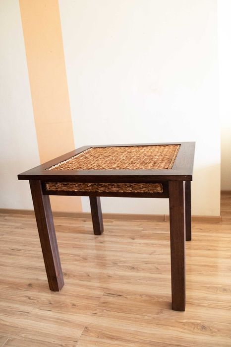 Маса от ратан и масив - ръчна изработка, внос Индонезия