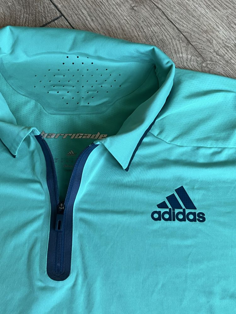 ADIDAS Barricade Tennis 1/4 Zip Tee - Тенис модел размер М/Л Оригинал