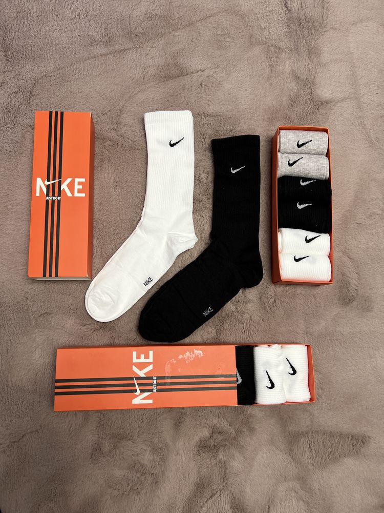 Set 6 ciorapi lungi - Nike - 100% bumbac - calitate PREMIUM