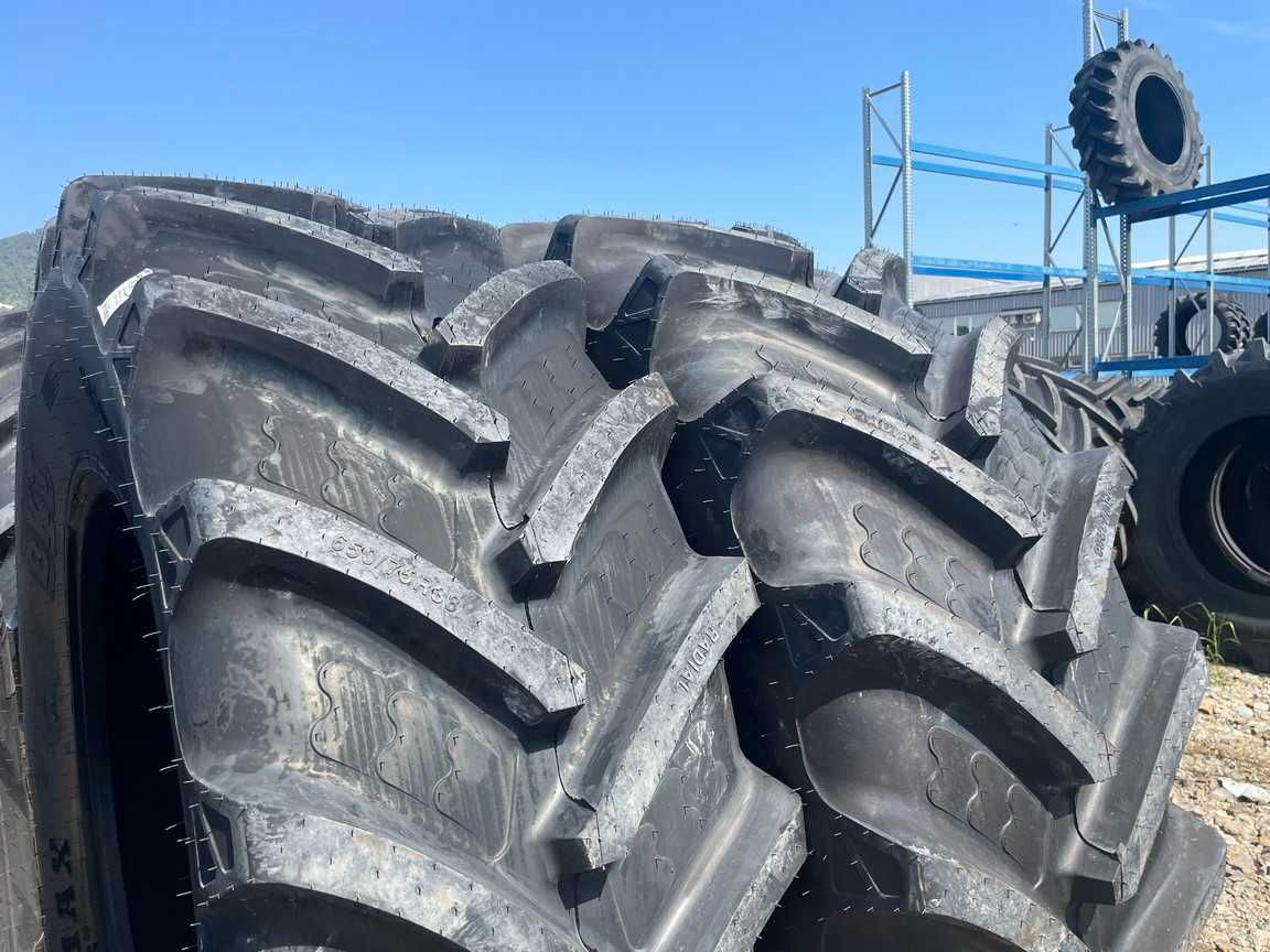 Anvelope noi radiale 650/75R38 marca BKT pentru tractor spate FENDT