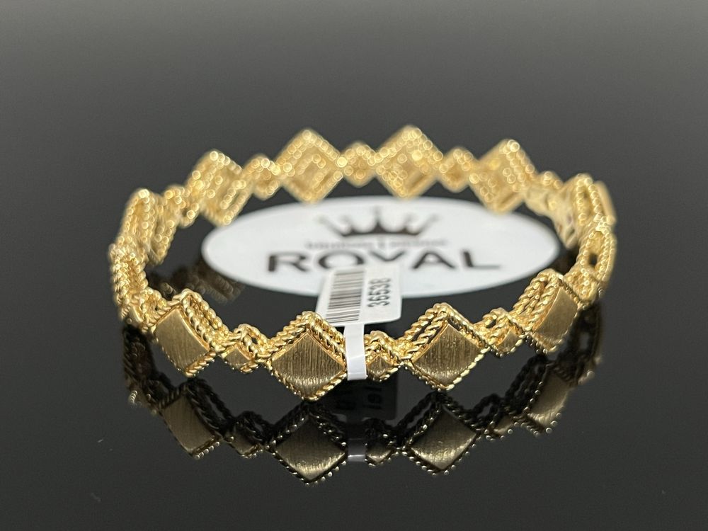 Bijuteria Royal CB : Bratara fixa aur 18K 21,57g 26diamante naturale
