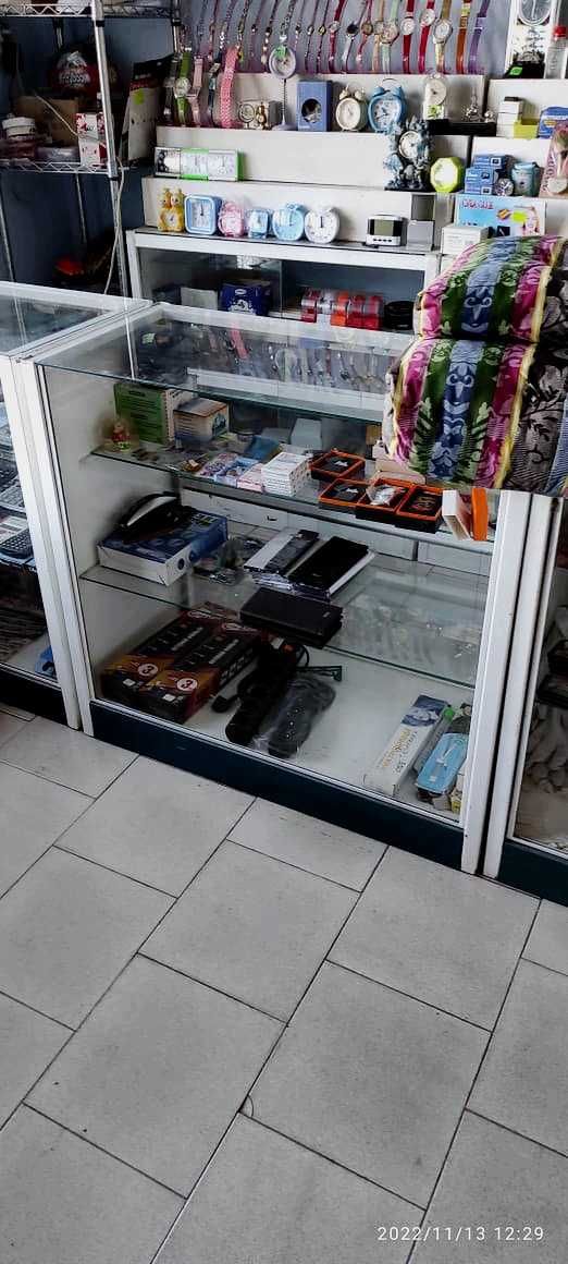 Стеклянные прилавки