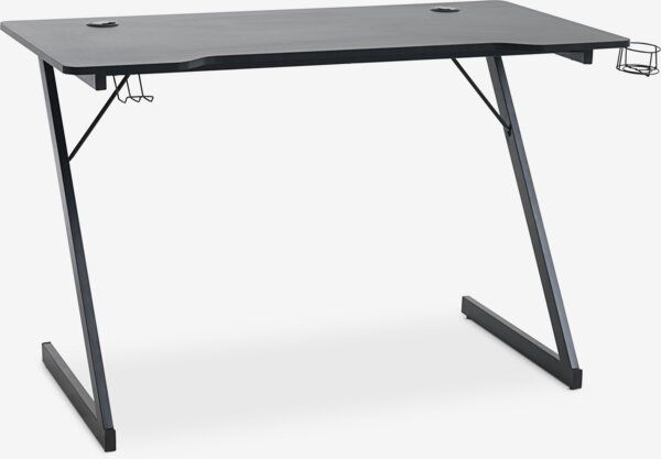 Геймърско бюро HALSTED 60x120 с поставка за чаша и слушалки