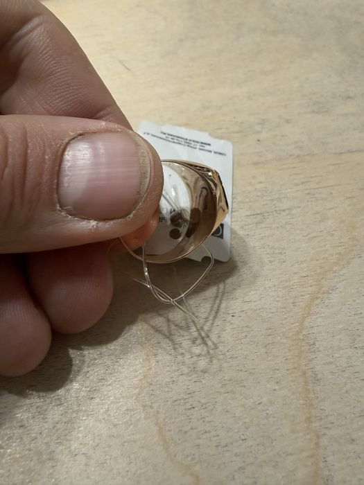 Мужская золотая печатка