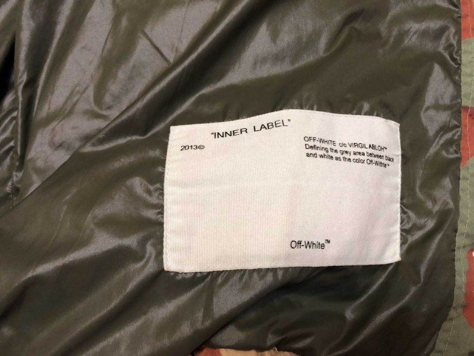Off-White Camouflage зимнo яке M