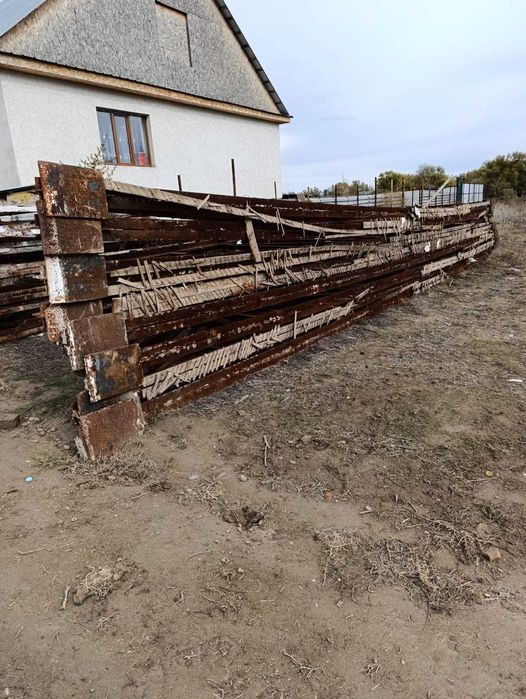 металические фермы для ангара навеса