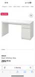 Чисто ново бюро MALM IKEA