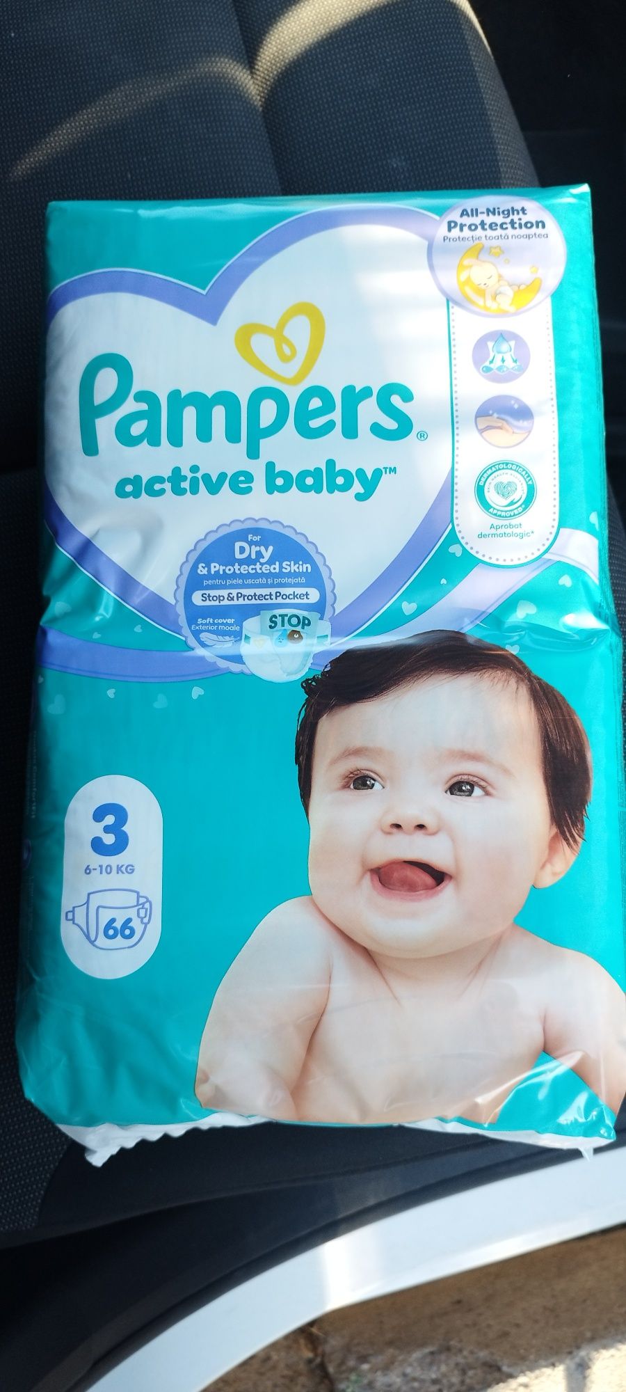 Pampers 3 от 6- 10кг.тип гащи  66 бр. Пакет
