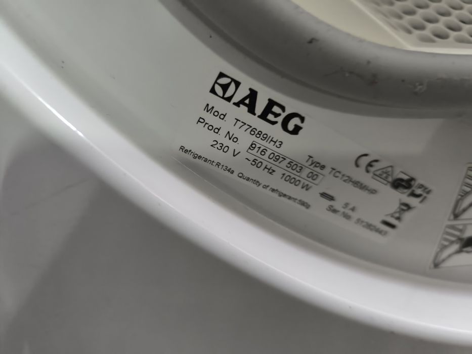 Сушилня AEG T77689IH3 - 8кг. термопомпа А+++ Топ Оферта.