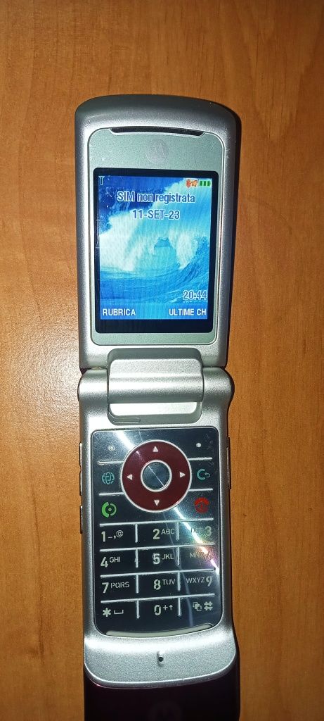 Motorola Razr albastru & visiniu