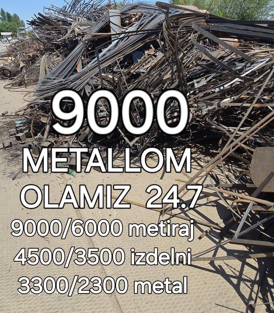 9000 Sum Metallom б/у Metalom olamiz Металлом b/u Металом переработка
