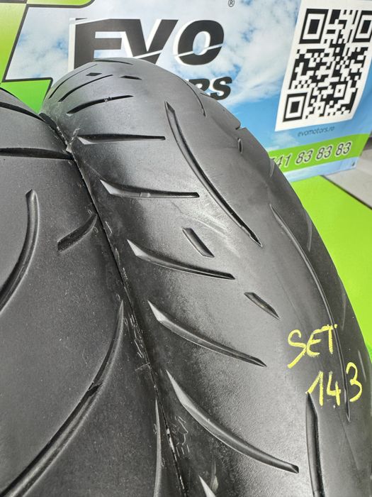 Set Anvelope Moto 120 70 17 si 180 55 17 Metzeler 2022 Cauciuc Set143