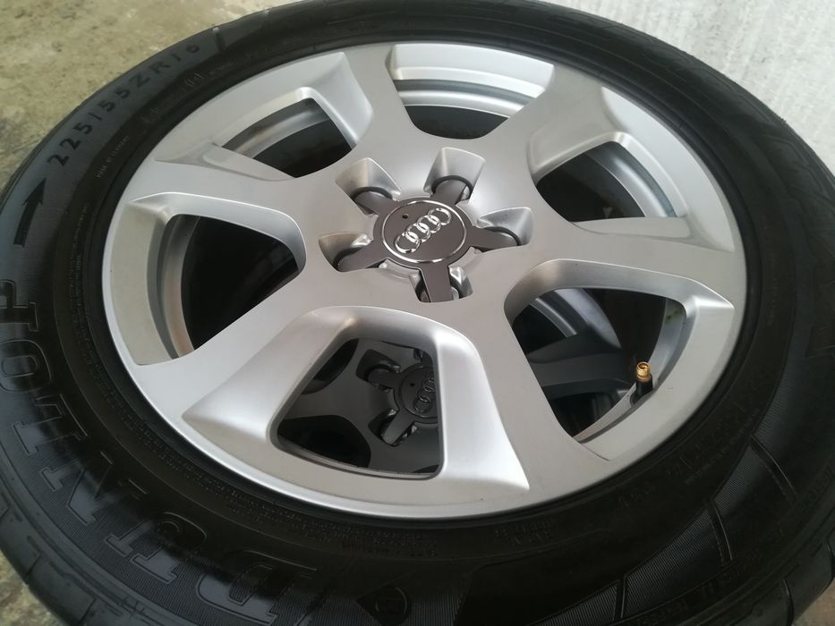 19) Jante originale Audi r16 5x112 echipate cu Anvelope 225 55 16