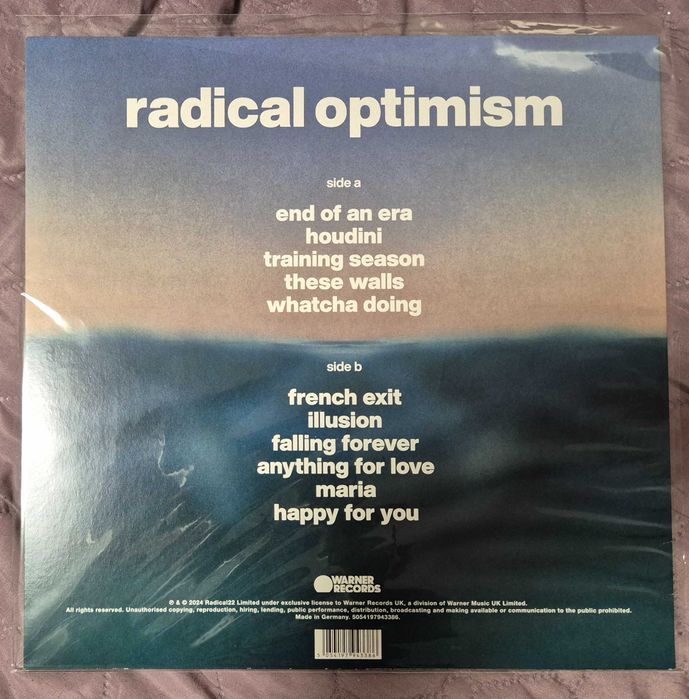 Dua Lipa – Radical Optimism (грамофонна плоча)