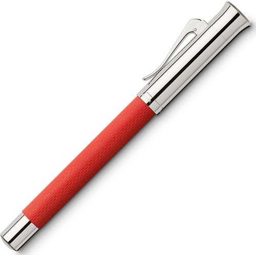 Stilou Graf von Faber-Castell Fountain pen Guilloche India Red M