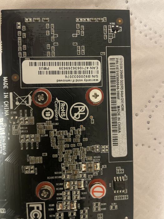 Видеокарта GTX 1030 2gb GDDR5