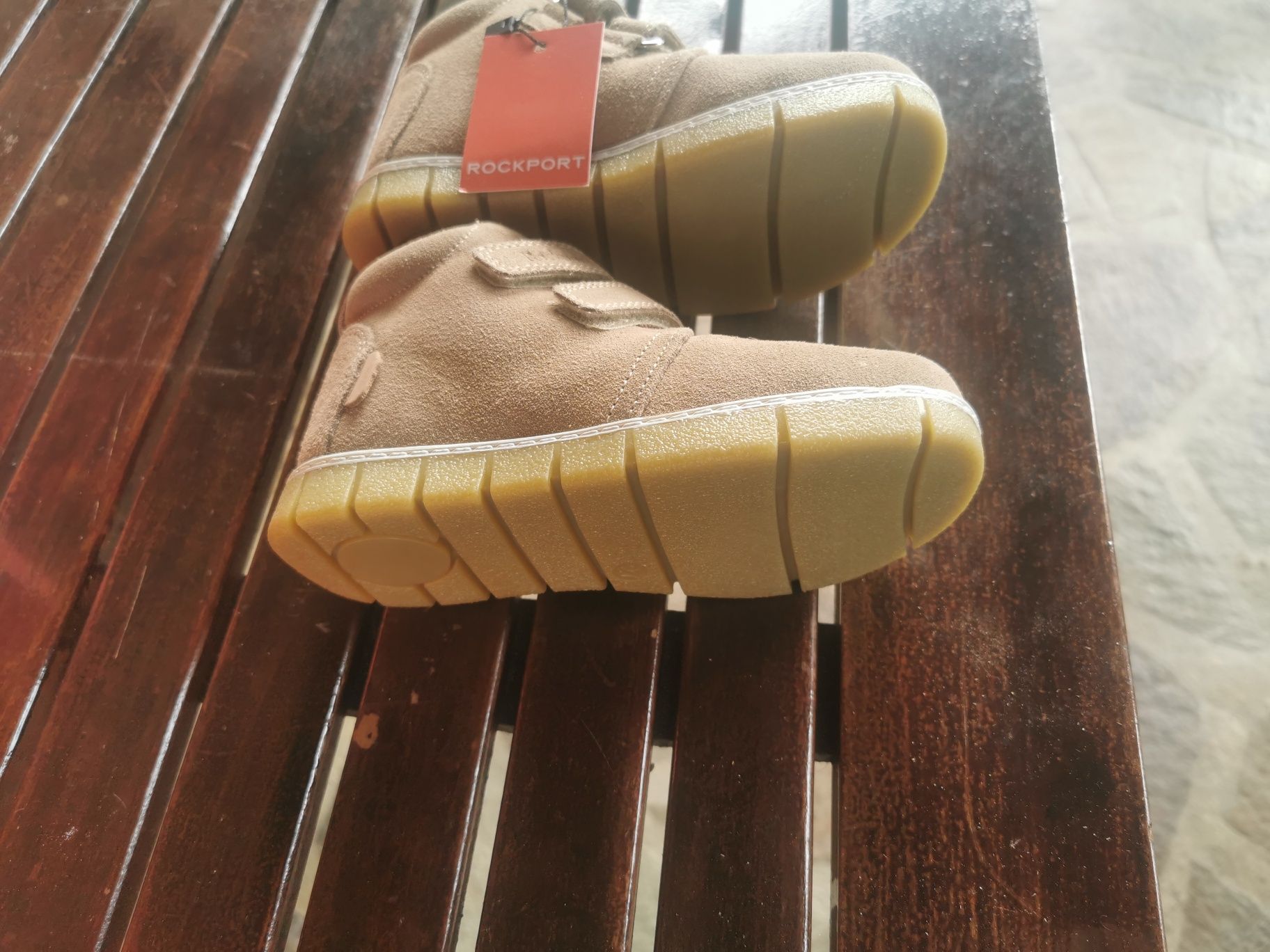 Vand pantofi copii cu clape scai adidas noi  C9 27 din piele culoarea