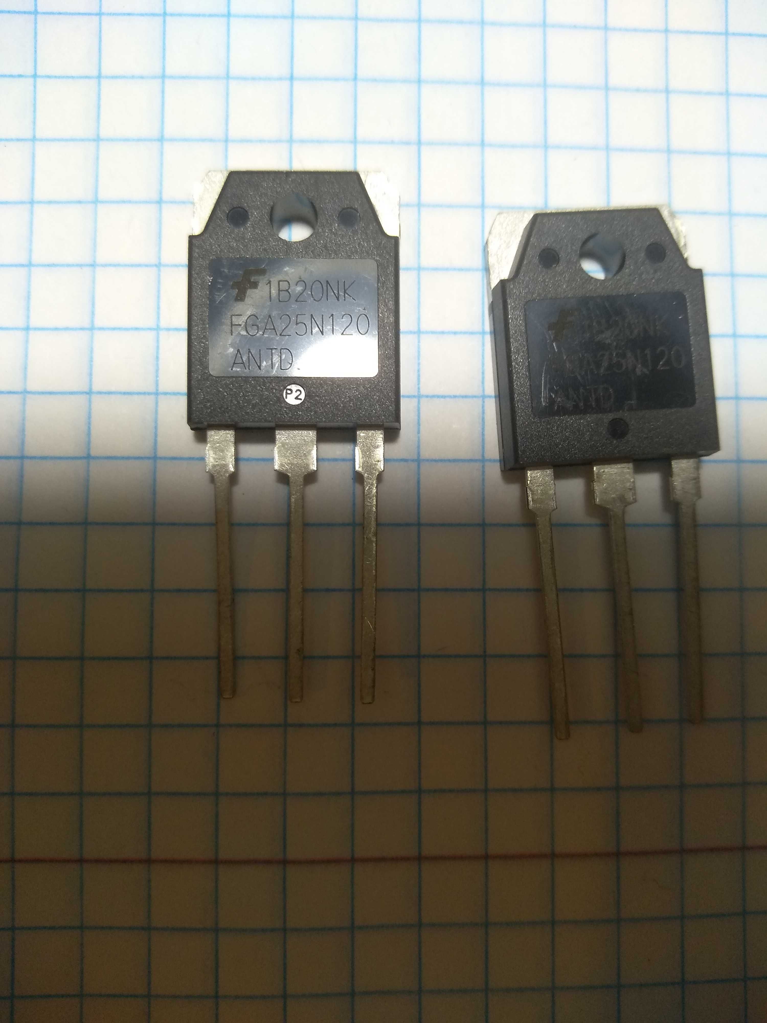 Продаются IGBT Транзисторы 20-25-30А 1200В Новые и БУ.