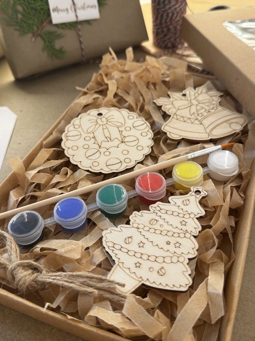 Kit creativ pictura copii +3 ani cadou Craciun