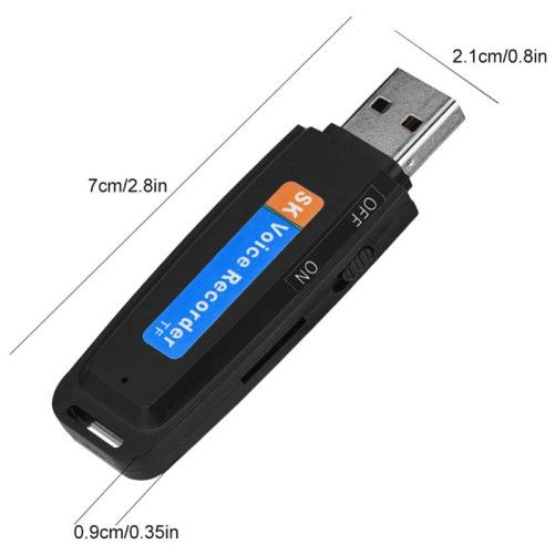 Stick USB iUni MTK99, Reportofon Integrat, Negru