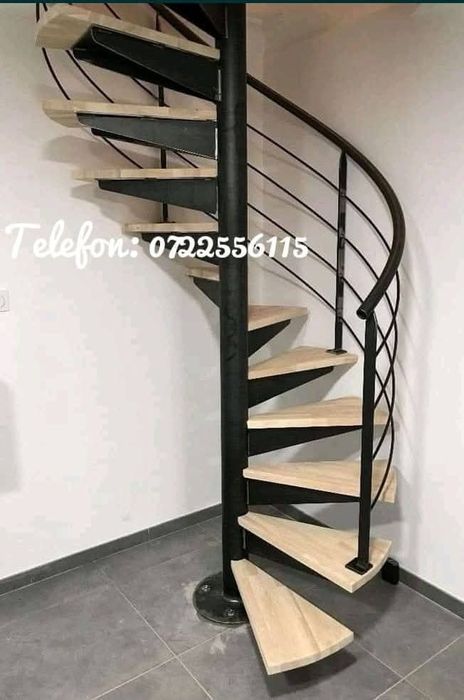 Realizăm la comandă: Scări Spirală