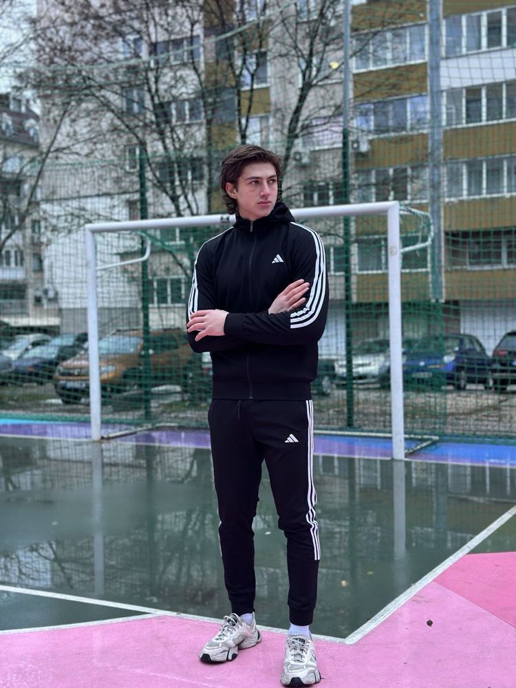 Adidas екип (черен и сив)