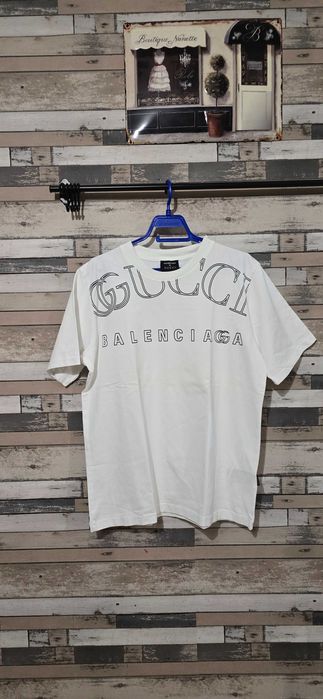 Gucci Balensiaga XL мъжка тениска (х-259)