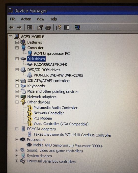 Laptop acer 3003 - pt programul Rabla