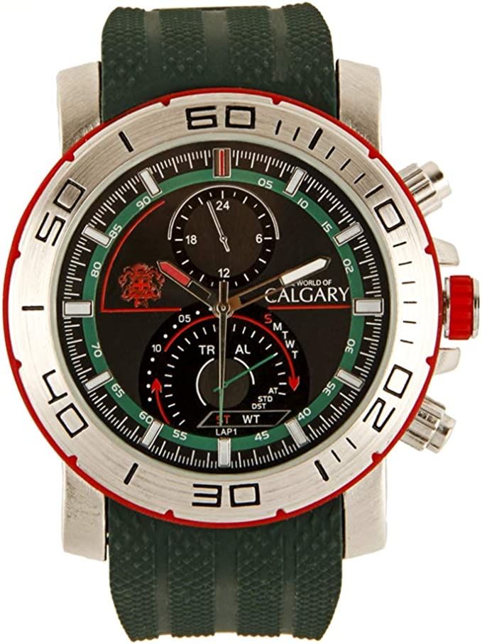 Ceas CALGARY verde marine team LIMITED EDITION