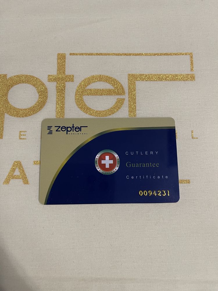 Столовый набор Zepter на 12 персон, 72 предмета