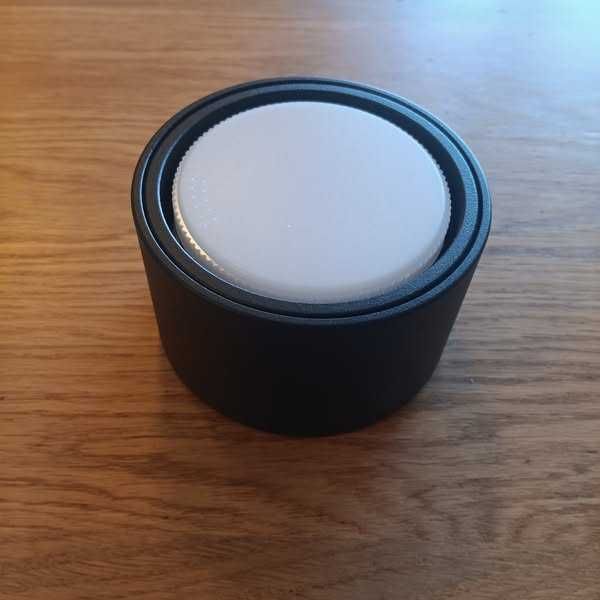 НОВ! LED спот за таван, черен, с включена GX53 крушка 6W