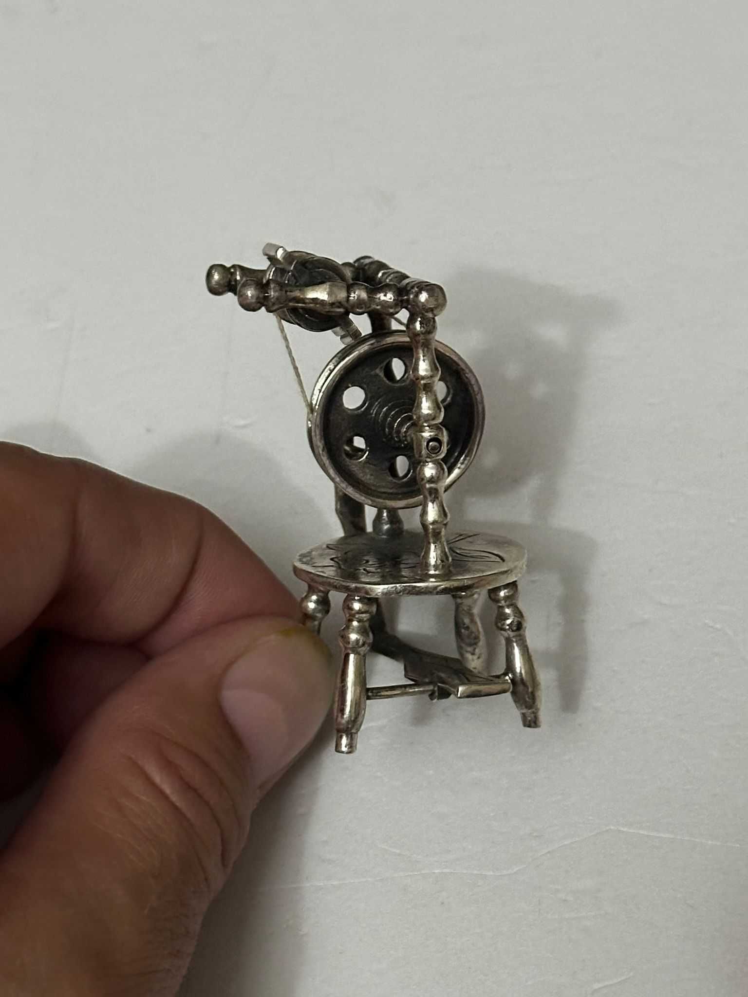 MINIATURA ARGINT 925 - ROATA DE TORS - Medusa - Oro - 50g. - Vintage !