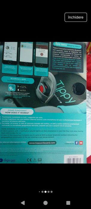 Perna scaun auto bebe