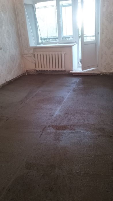 Стяжка полов , демонтаж дер. Полов