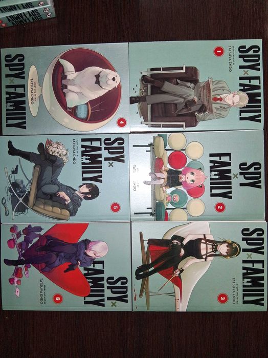 Manga Spy x Family vol 1-8 si vol 11-12