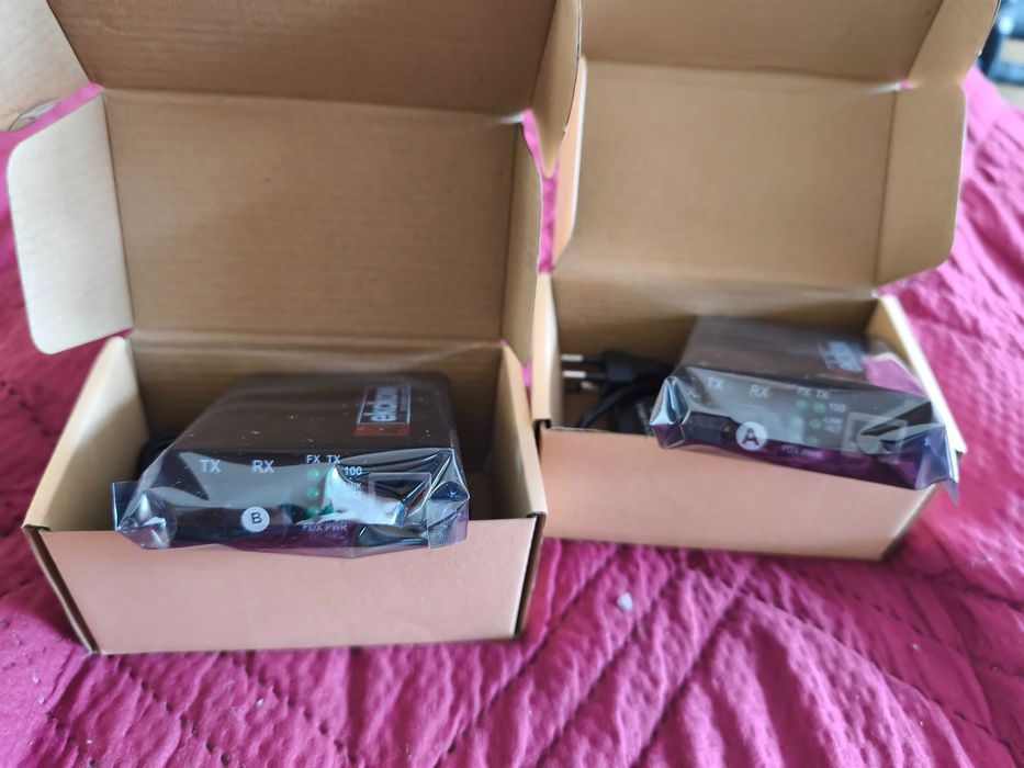 оптично оборудване медия конвертор