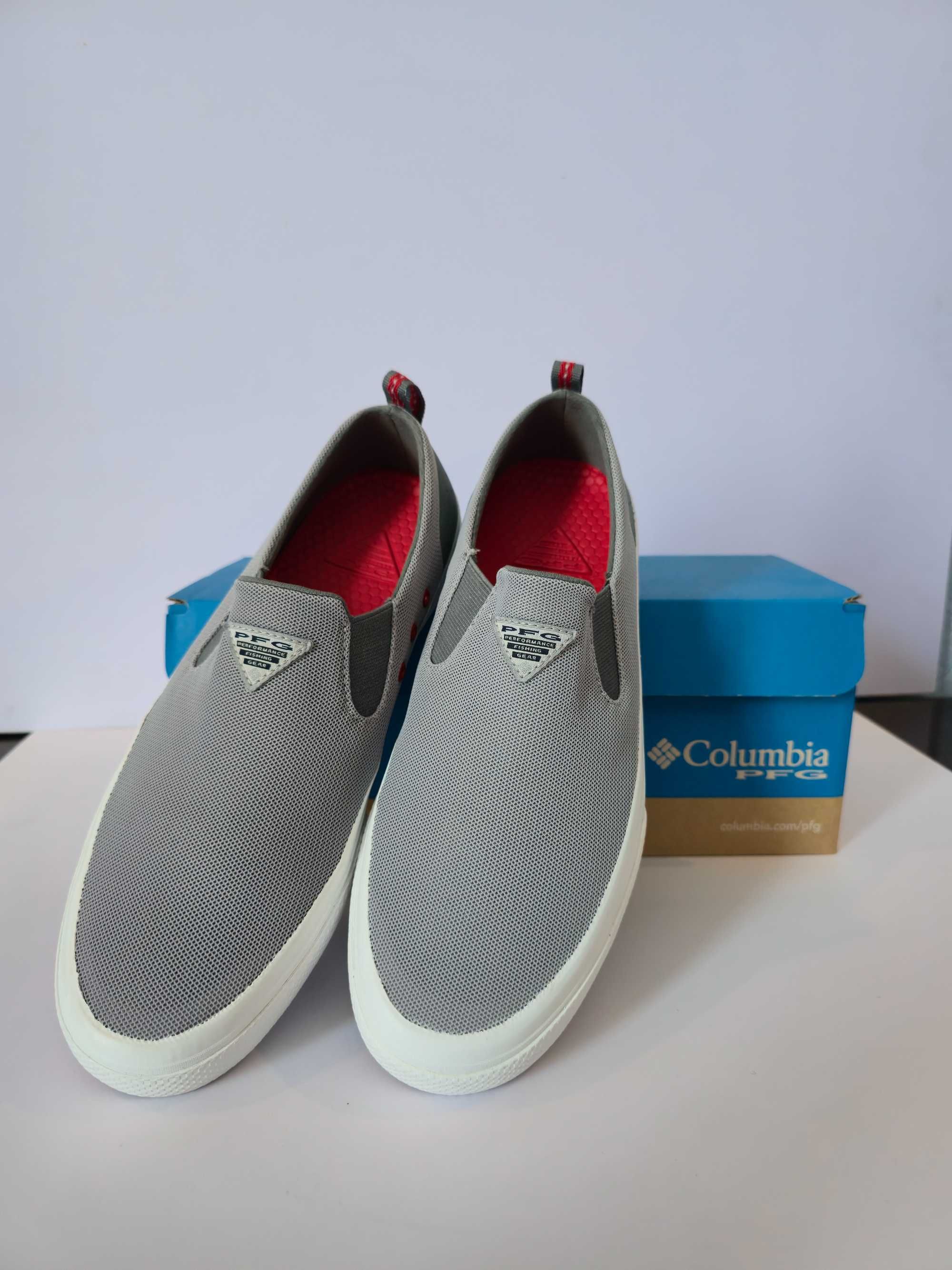 Туфли Columbia Bahama Vent PFG Fishing Boat Shoes Gray Omni-Grip