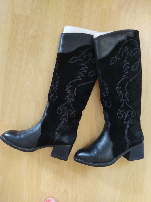 Сапоги зимние из натуральной кожи бренда  Palazzo D'oro