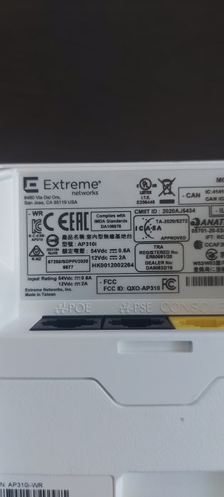 Extreme Networks AP310I Wireless Access Point