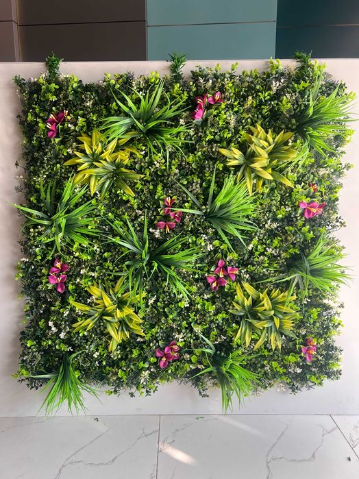 Декоративные искуственные цветы на стену