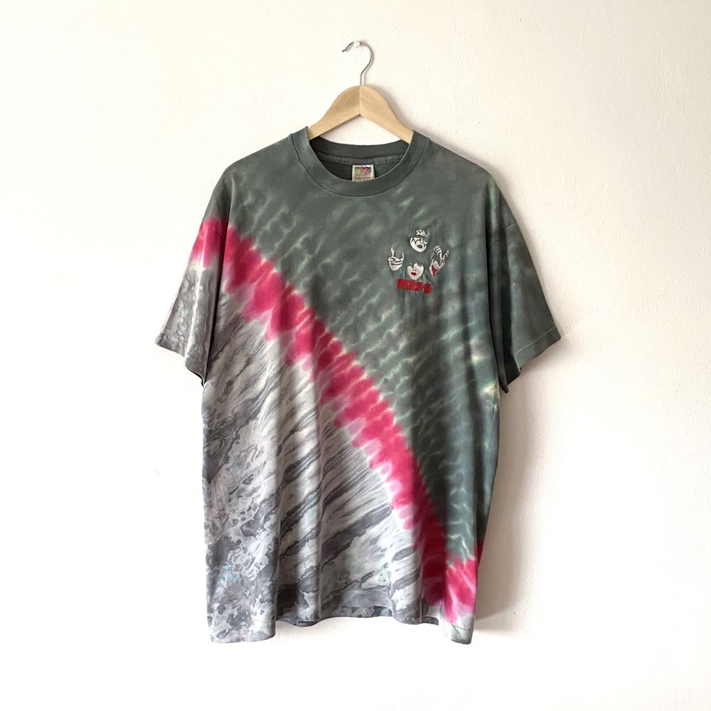 Tricou KISS tie dye vintage