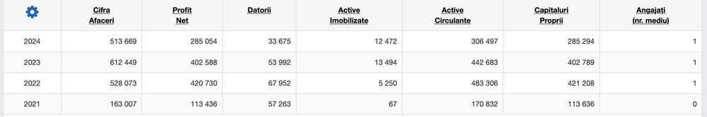Vând SRL cu profit si vechime